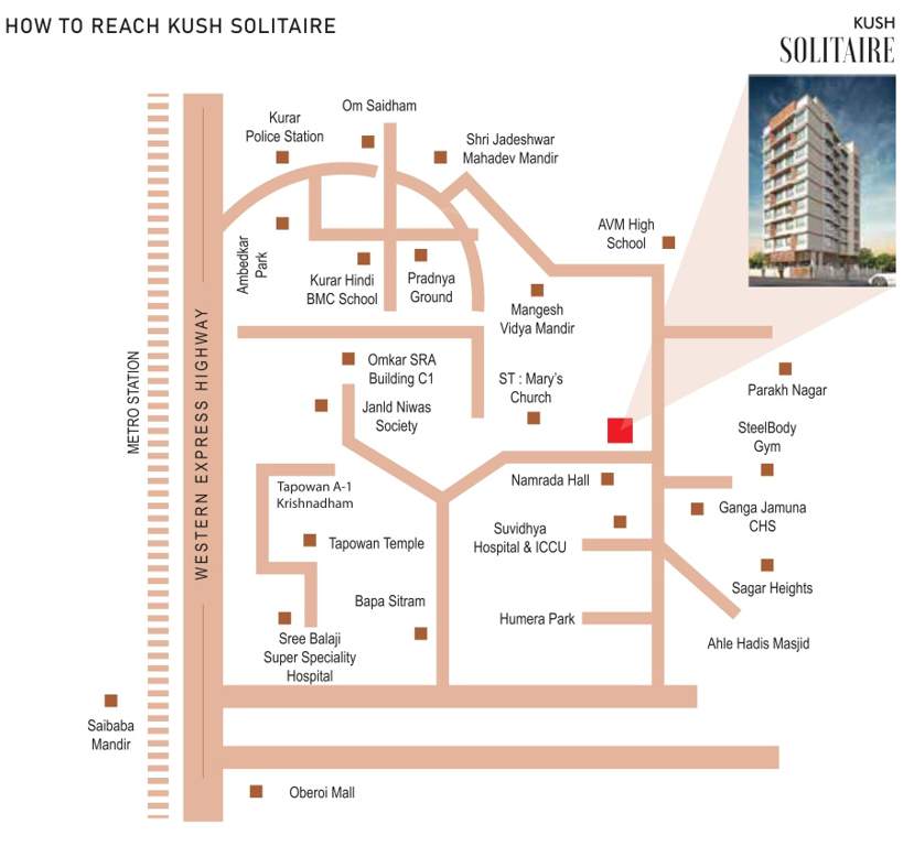  solitaire Location Plan