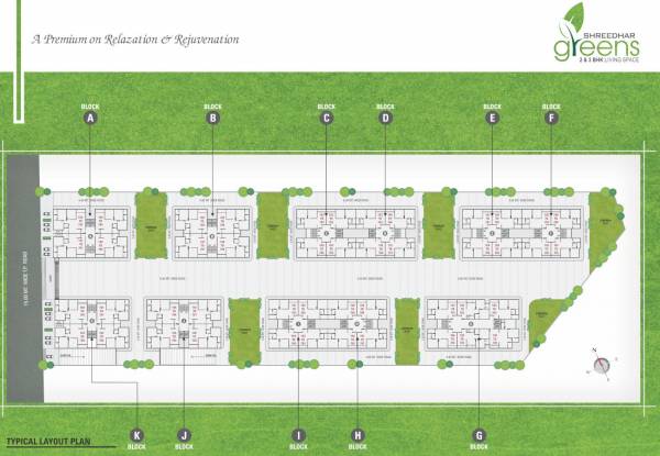  shreedhar-greens Block A To Block K Typical Cluster Plan