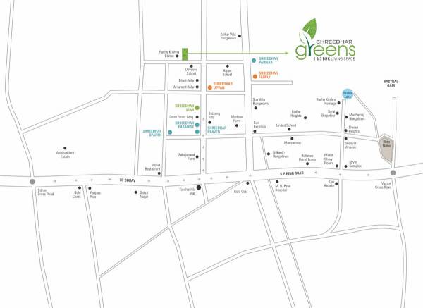  shreedhar-greens Location Plan