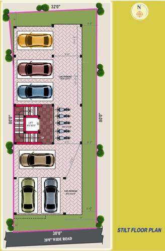  anugraha-residency Anugraha Residency Stilt Cluster Plan