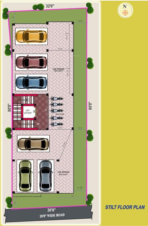  anugraha residency Anugraha Residency Stilt Cluster Plan