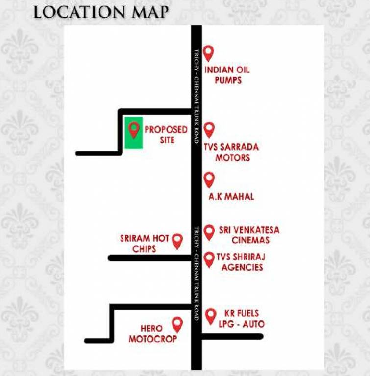  anugraha residency Location Plan