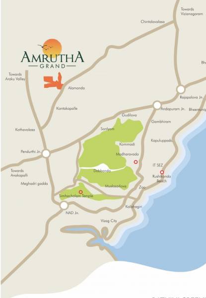 Location Plan amrutha-grand-phase-ii Location Plan