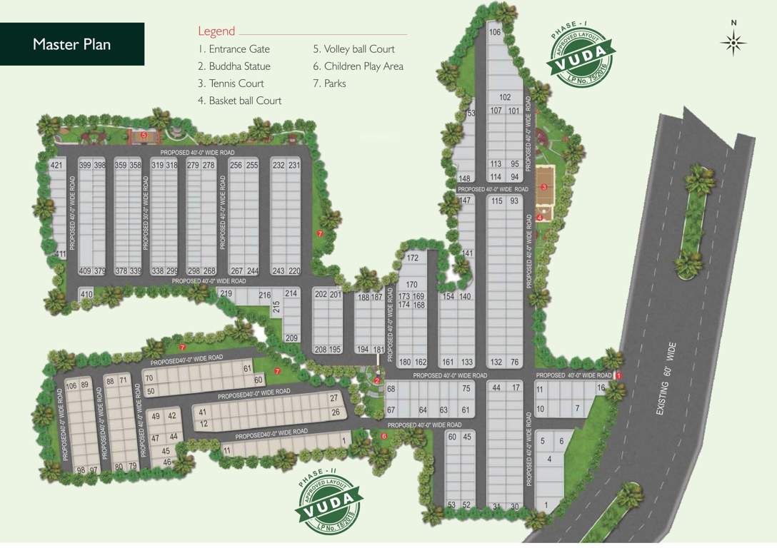  amrutha grand phase ii Master Plan