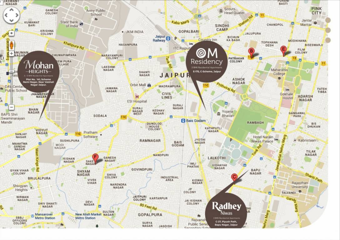  om residency Location Plan