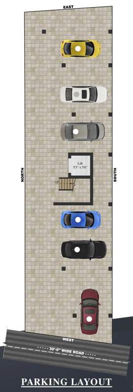  lakshmi Meenakshi Lakshmi Cluster Plan for ground Floor