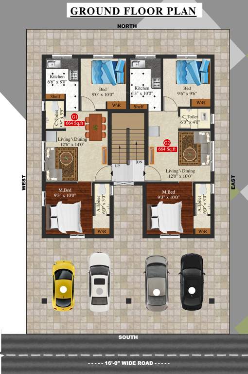  navarathna Meenakshi Navarathna Cluster Plan for ground Floor