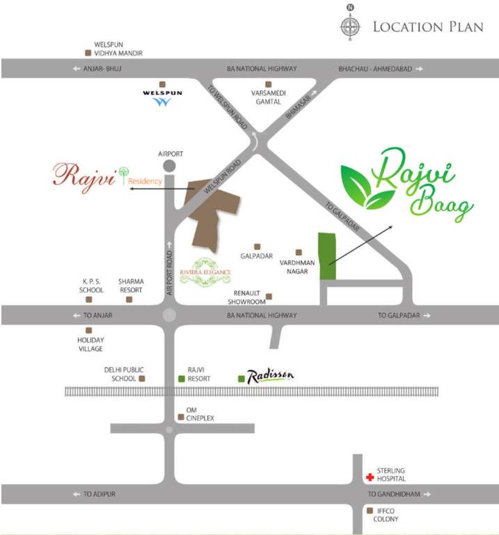  rajvi baag Location Plan