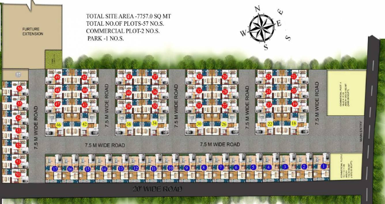  enclave A Cluster Plan