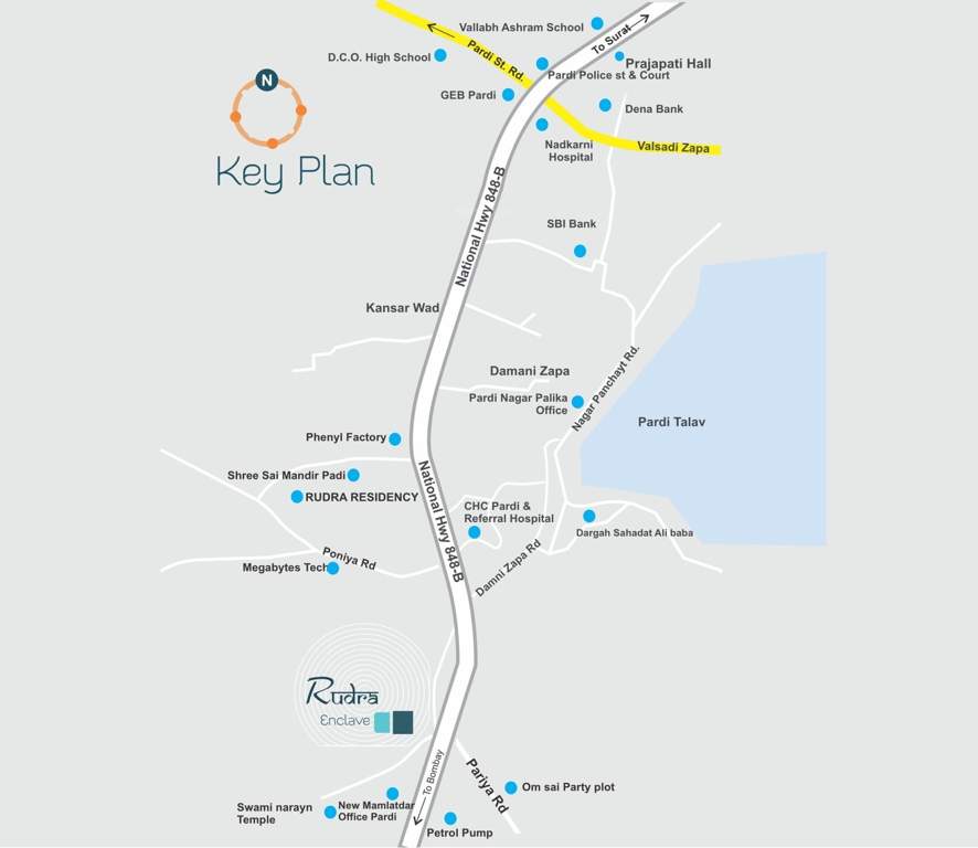  rudra enclave Location Plan