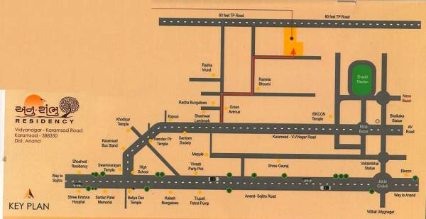 Location Plan anushambhu-residency Location Plan