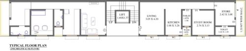  ravipushpa-apartment Ravipushpa Apartment Cluster Plan from 2nd to 5th Floor