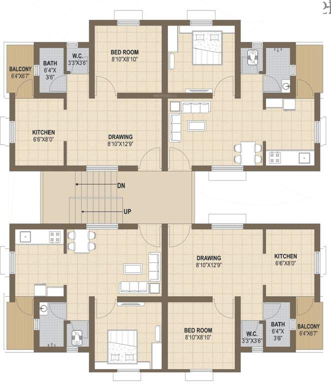 jannat city part d Jannat City Cluster Plan from 1st to 3rd Floor