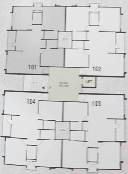 akshar-jyot 1 Cluster Plan for Typical Floor