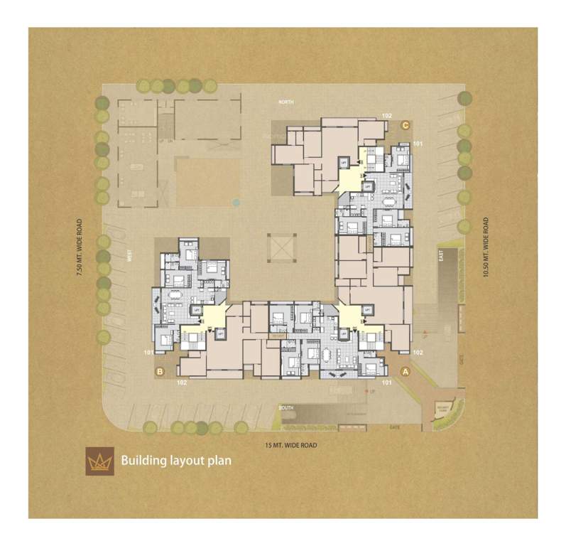  noble crown Layout Plan