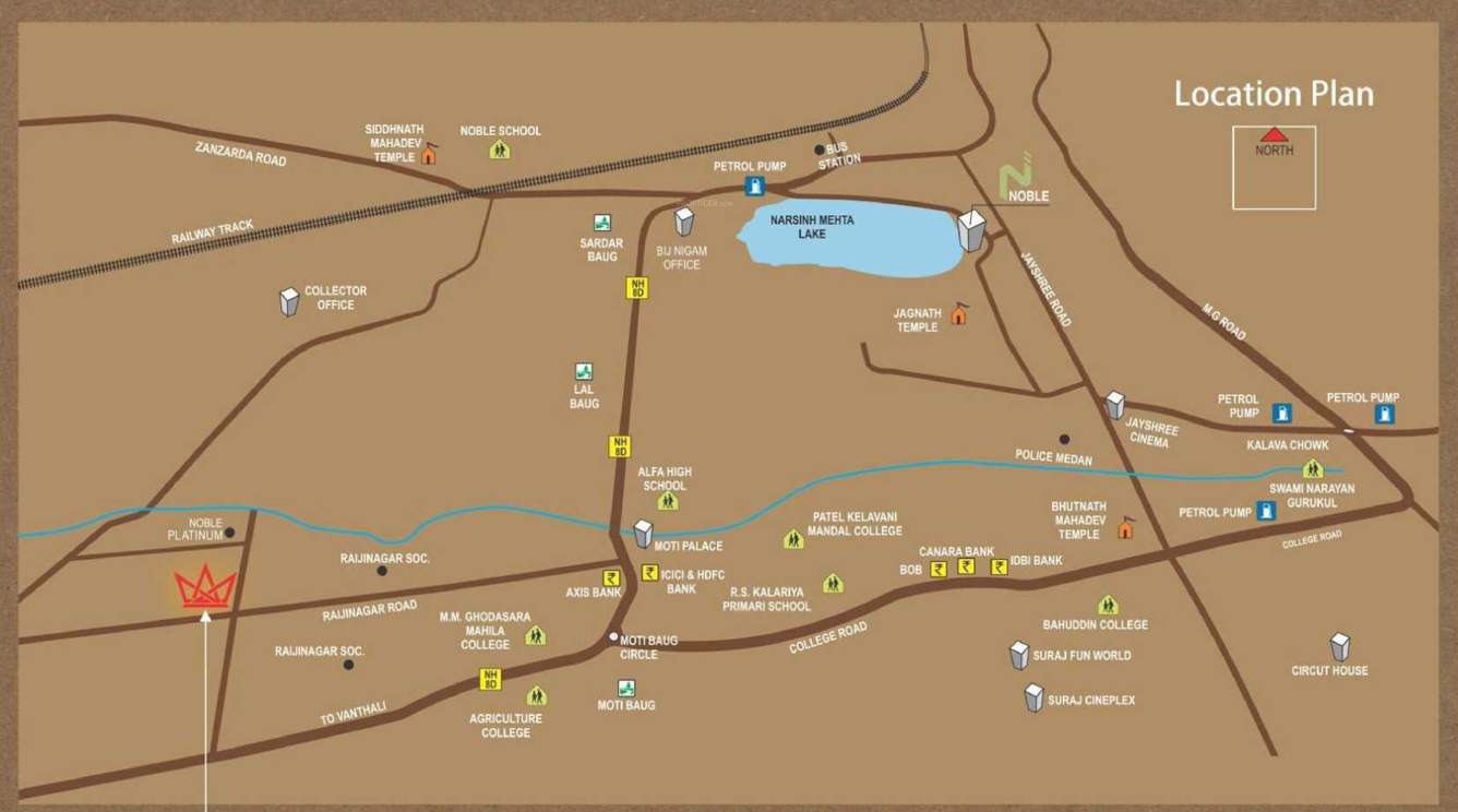  noble crown Location Plan