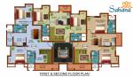  sahana Kaaviya Sahana Cluster Plan from 1st to 2nd Floor