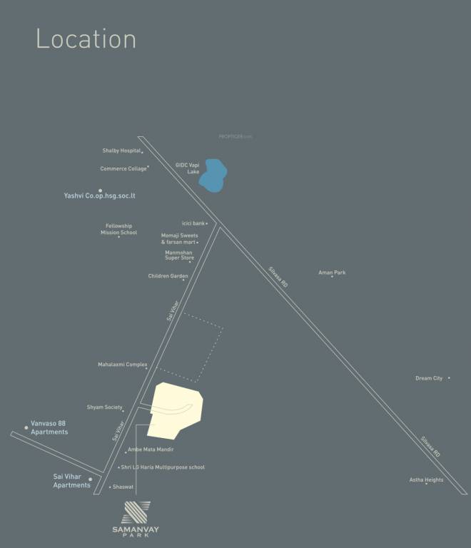 samanvay park Location Plan