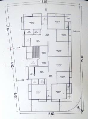  sarnam Building A Cluster Plan for Typical Floor