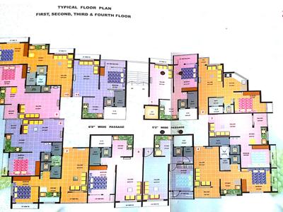 Yashvi Appartment Cluster Plan from 1st to 4th Floor yashvi-appartment Yashvi Appartment Cluster Plan from 1st to 4th Floor