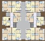  shreeya-gold Cluster Plan for 6th Floor