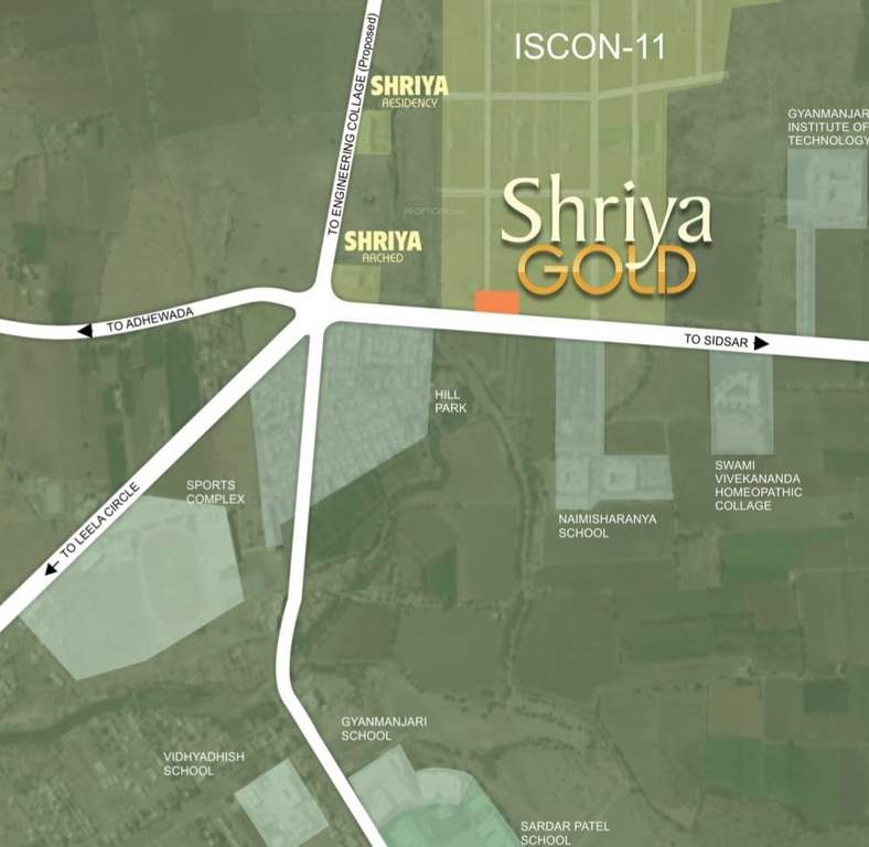  shreeya gold Location Plan