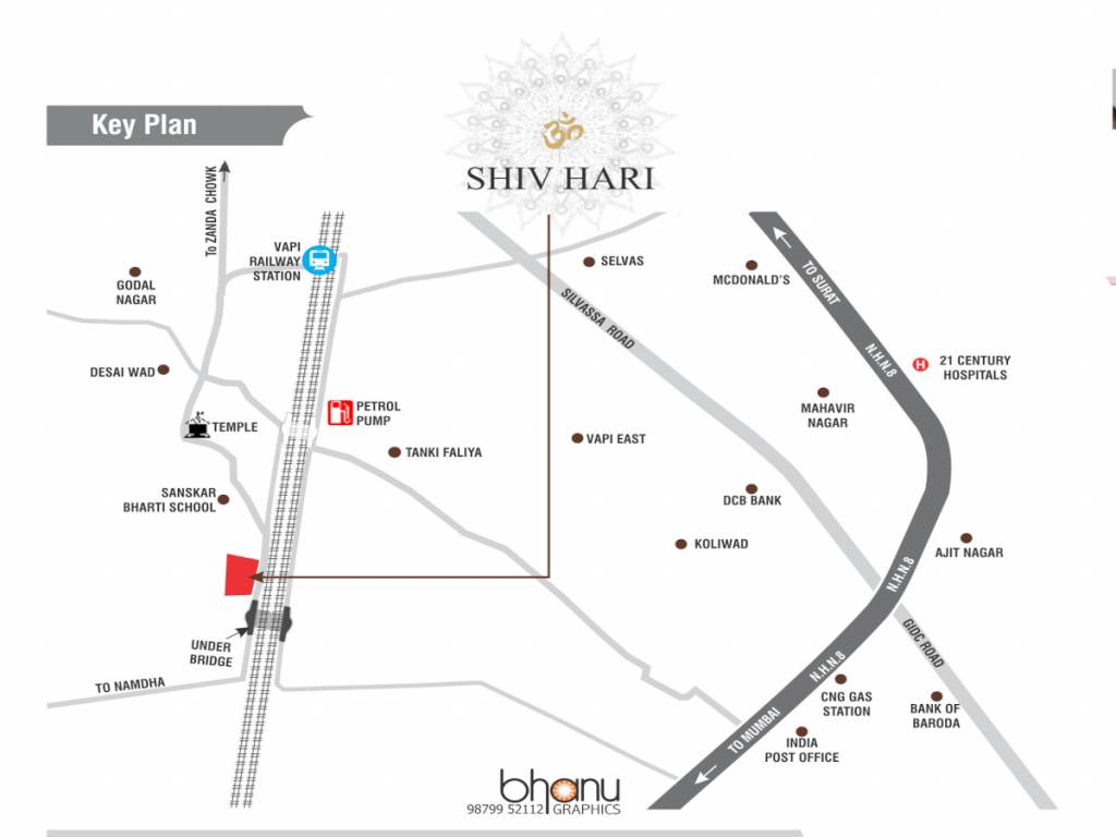  shiv hari residency Location Plan