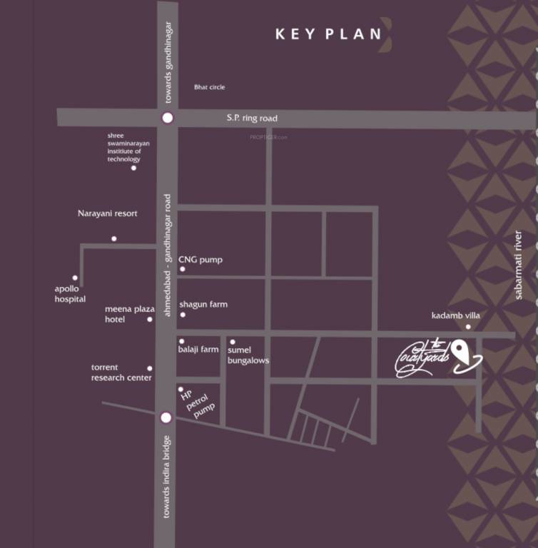  the courtyards Location Plan