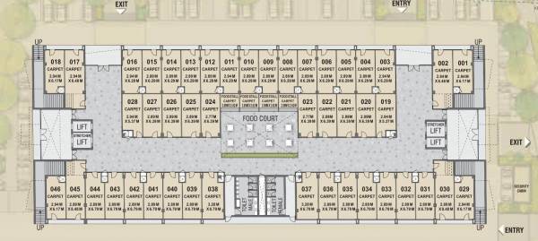  kalpvan-courtyard Building A Wing A1 A2 A3 Cluster Plan