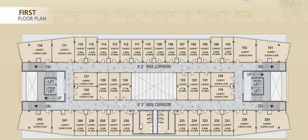  kalpvan-courtyard Building A Wing A1 A2 A3 Cluster Plan