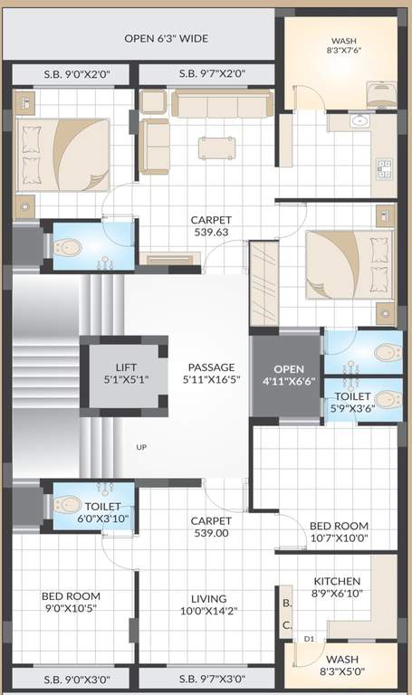 akshat homes Cluster Plan