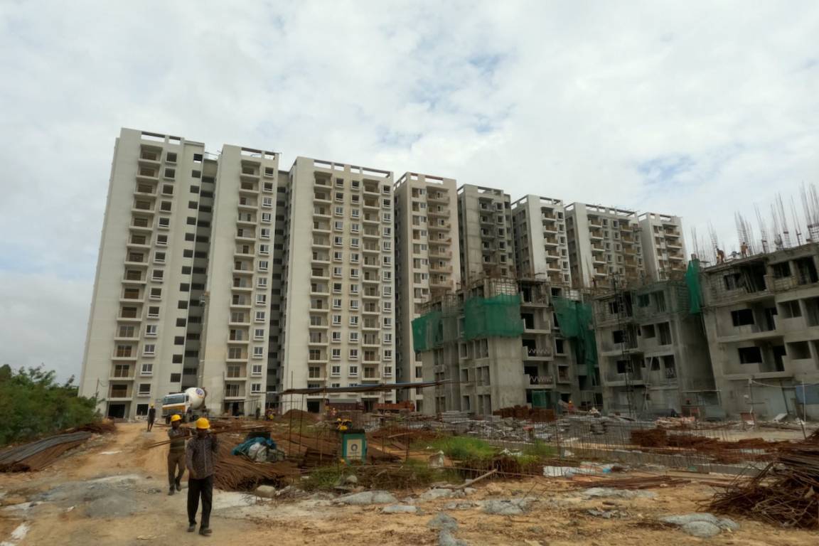  aarya Block A Construction Status Oct 23