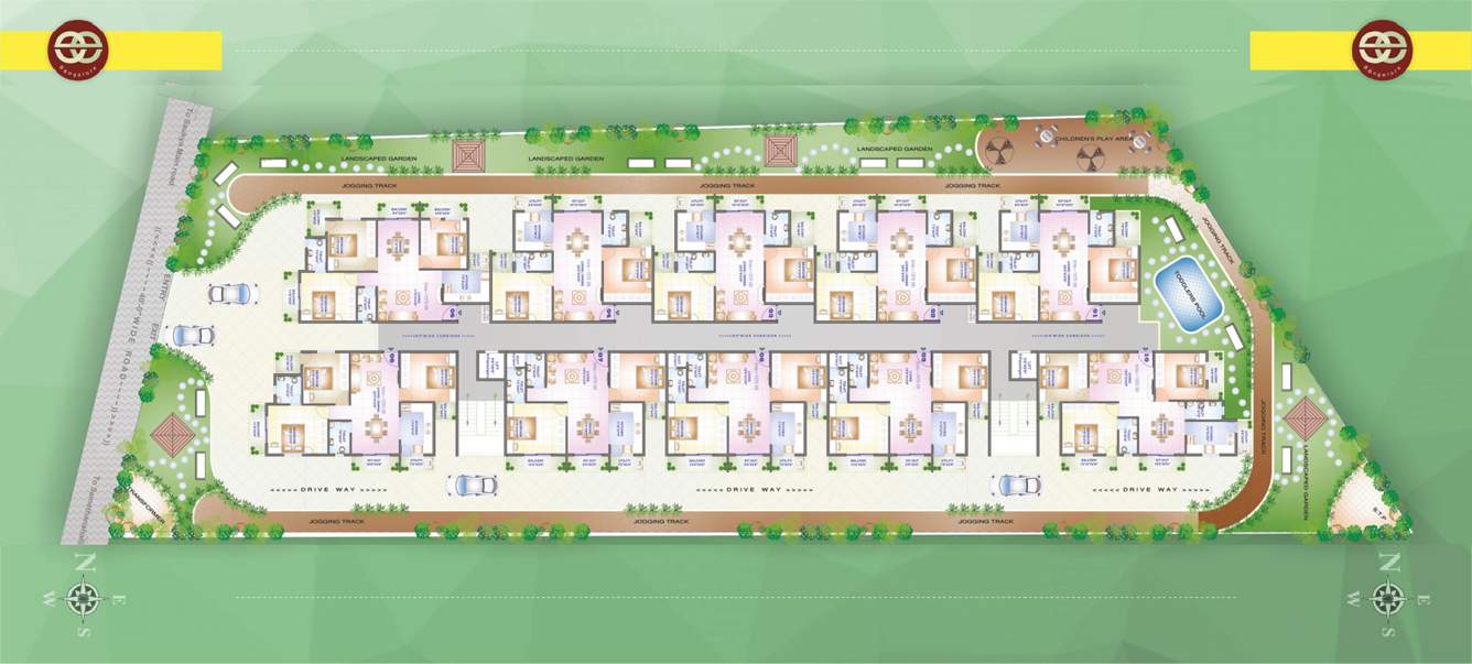  environs pride Layout Plan