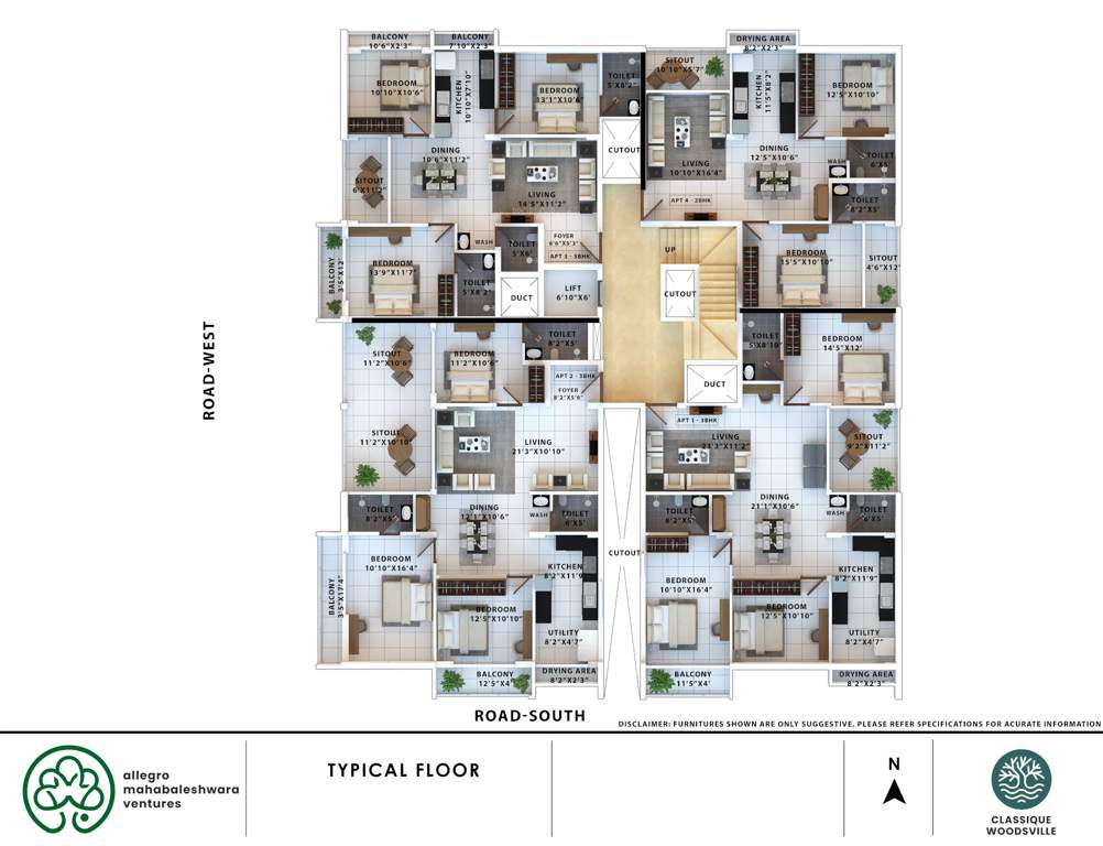  classique woodsville Classique Woodsville Cluster Plan