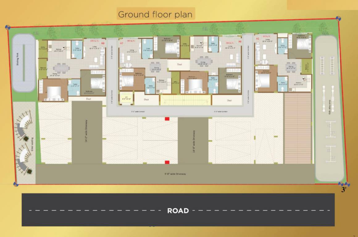  sunrise Sunrise Cluster Plan for ground Floor