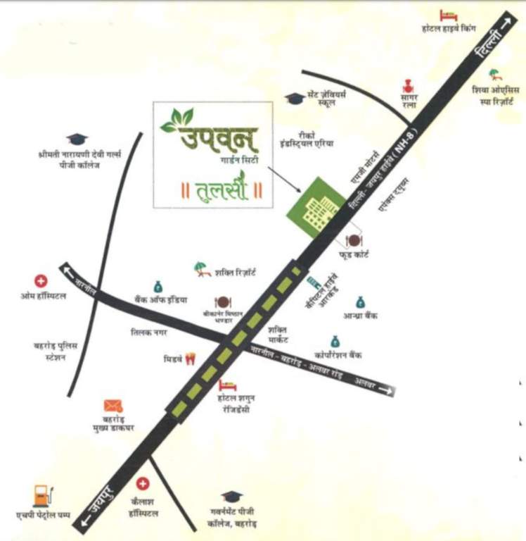 upvan the garden city phase iv Location Plan