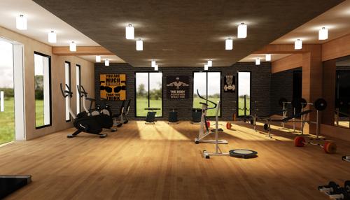  upvan-the-garden-city-phase-iv Gymnasium