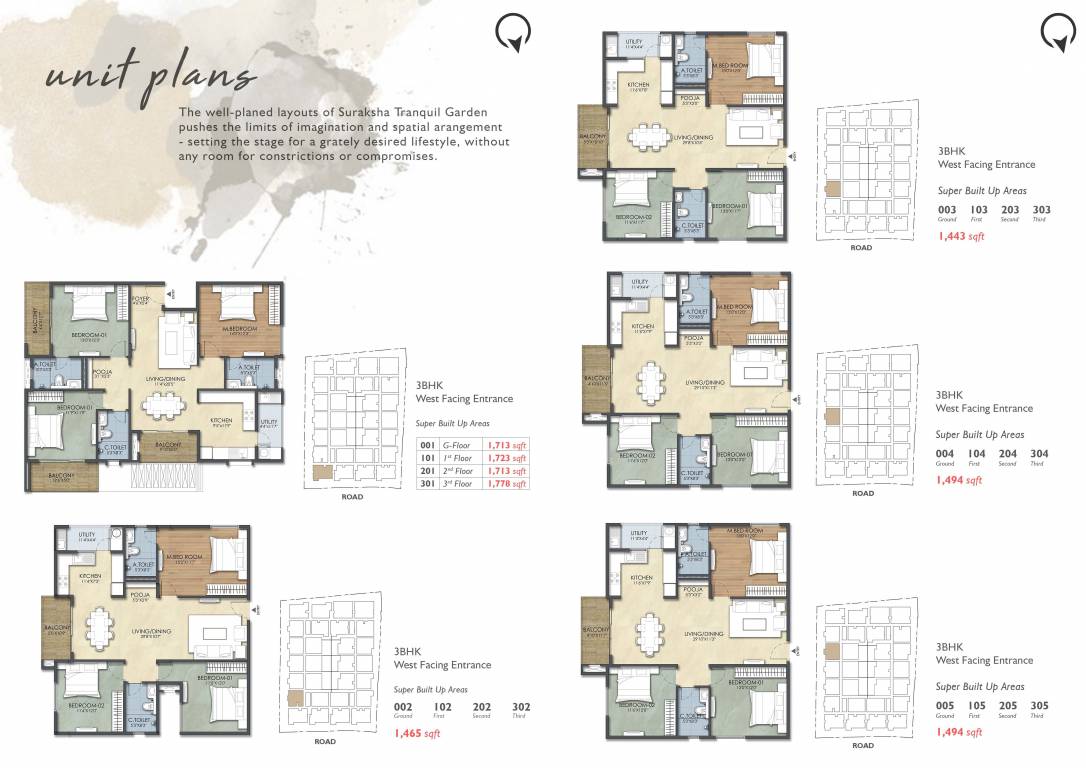  tranquil gardens Cluster Plan