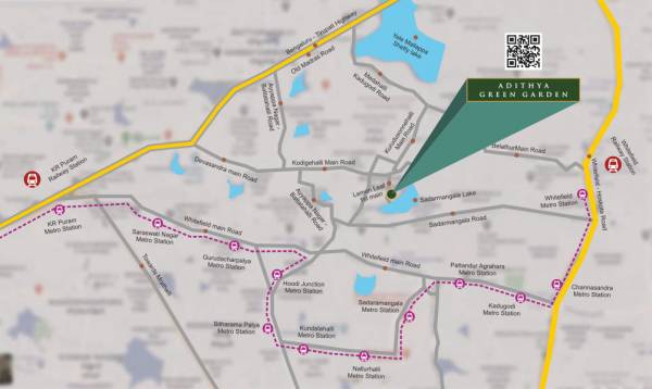 adithya-green-gardens Location Plan