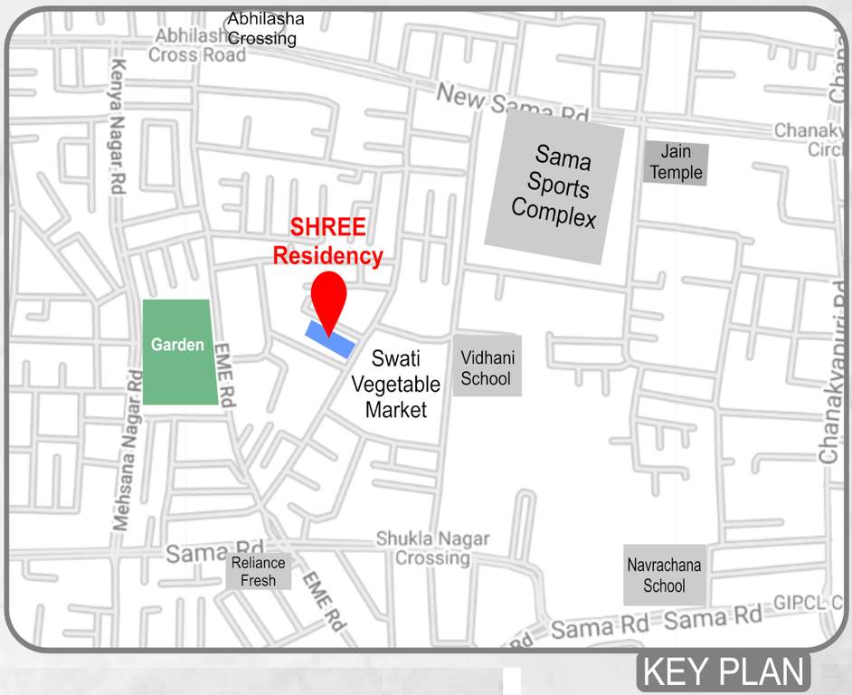  shree residency Location Plan