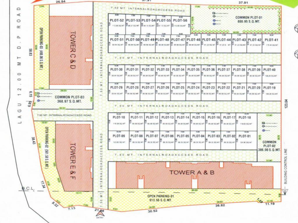  damodar park ii Layout Plan