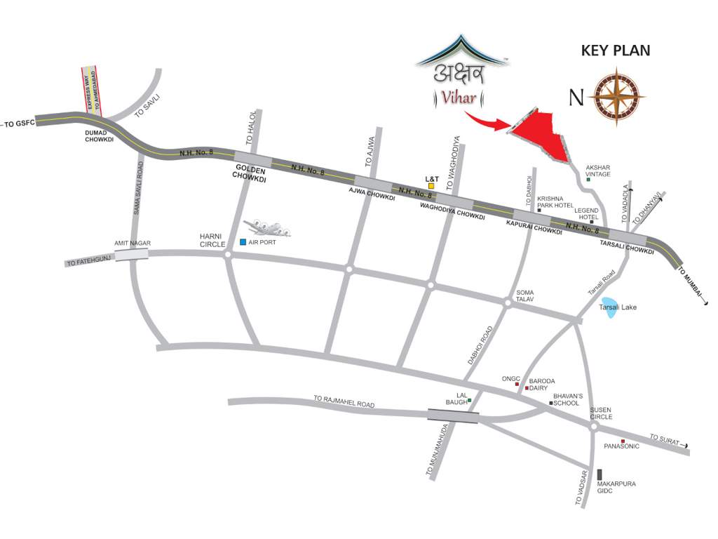  akshar vihar Location Plan