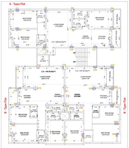  shyamal-and-divine Shyamal And Divine Cluster Plan for 1st to 5th Floor