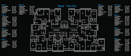Tower F Cluster Plan from 1st to 8th Floor aalap-heights Tower F Cluster Plan from 1st to 8th Floor