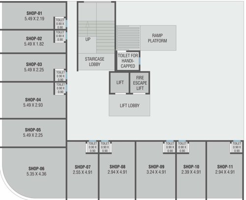  satyam-heights Satyam Heights Cluster Plan For Ground Floor
