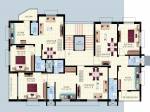 Tower B Cluster Plan from 1st to 4th Floor  shree-mangal-murty-apartment Tower B Cluster Plan from 1st to 4th Floor