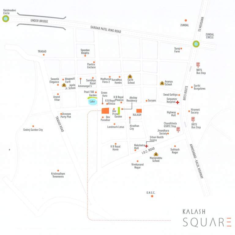  kalash square Location Plan