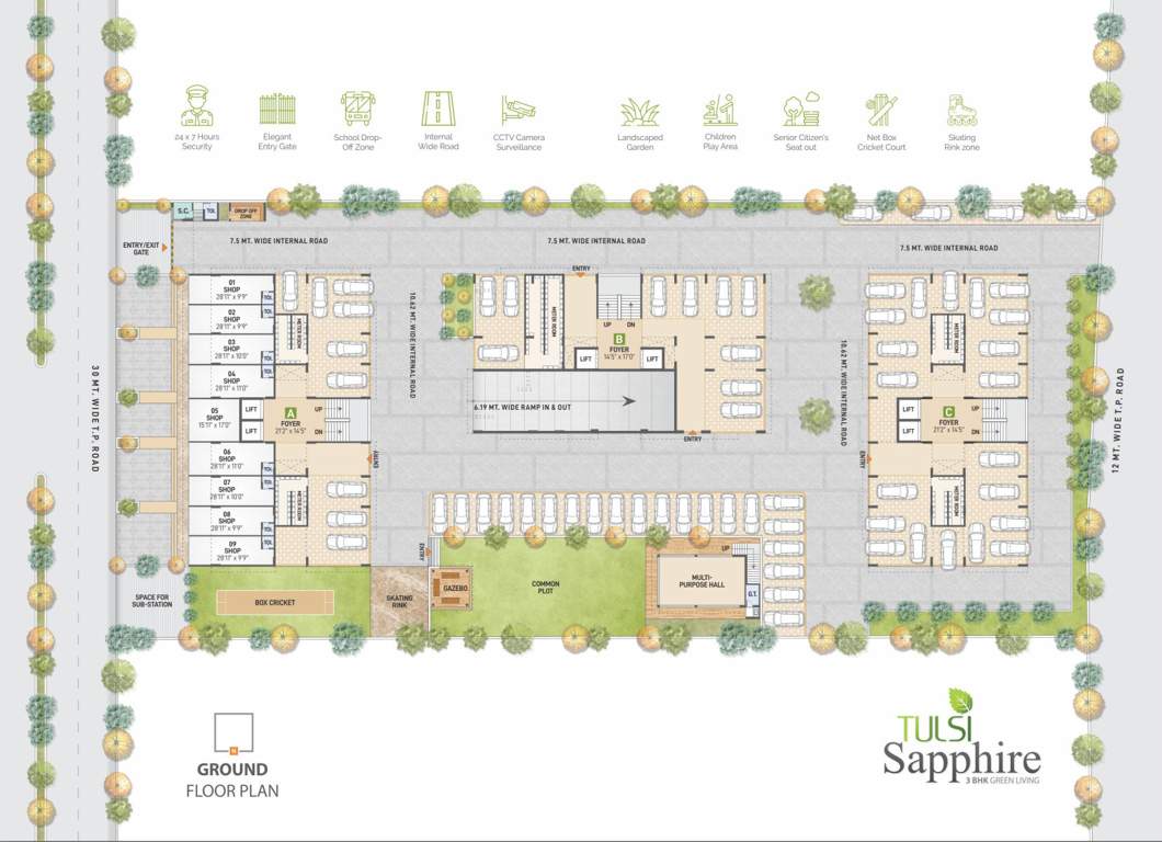  tulsi sapphire Cluster Plan