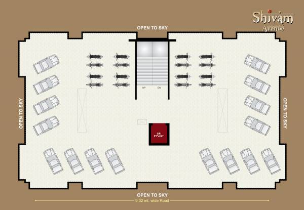  avenue Shivam Avenue Cluster Plan for ground Floor