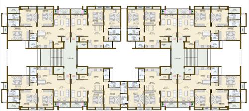  the-park Block F1 Cluster Plan from 1st to 2nd Floor